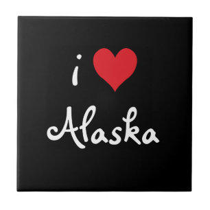 I Liebe Alaska Tile Fliese