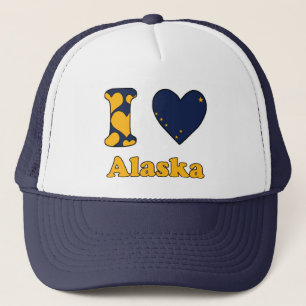 I Liebe Alaska Truckerkappe