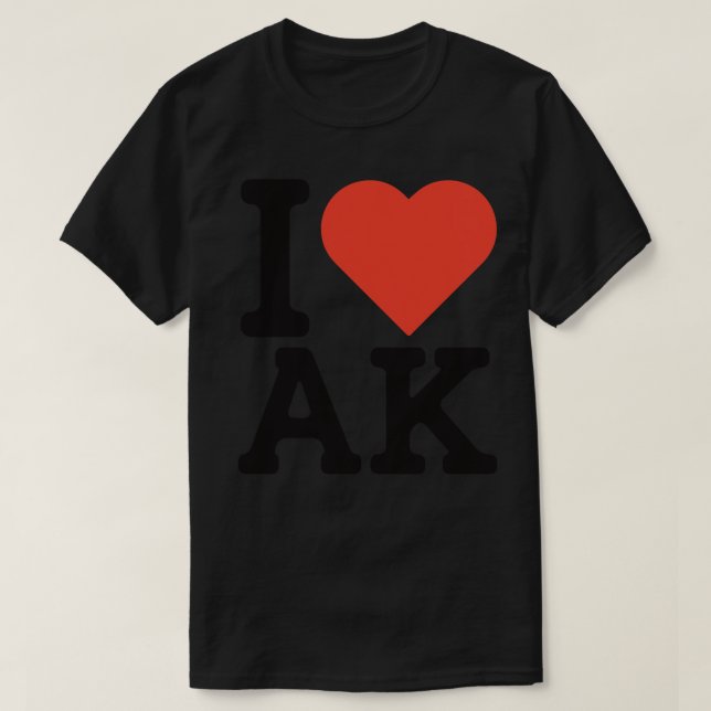 I Liebe Alaska TShirt 2 (Design vorne)