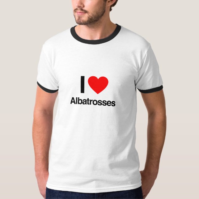 i Liebe Albatrosse T-Shirt (Vorderseite)