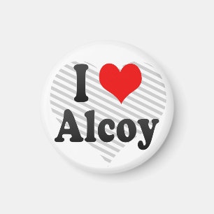 I Liebe Alcoy, Spanien Magnet