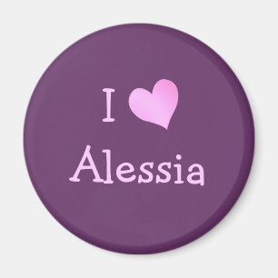 I Liebe Alessia Magnet