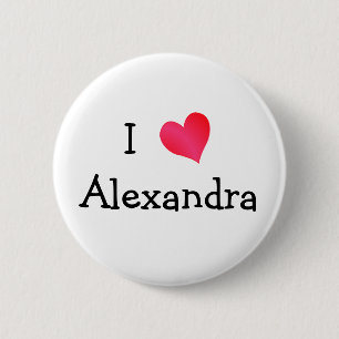 I Liebe Alexandria Button