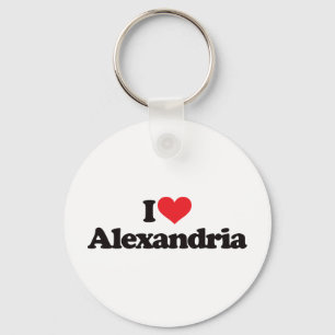 I Liebe Alexandria Schlüsselanhänger