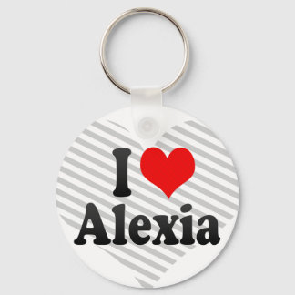 I Liebe Alexia Schlüsselanhänger