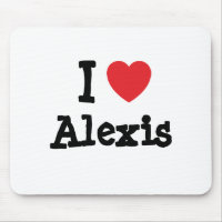 I Liebe Alexis Herz Brauch personalisiert