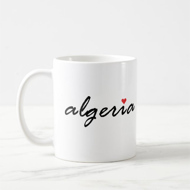 I Liebe Algerien Kaffeetasse (Links)