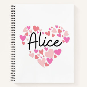 I Liebe Alice Notizbuch