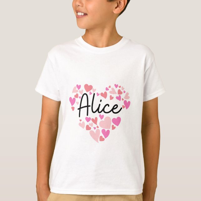 I Liebe Alice T-Shirt (Vorderseite)