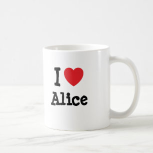 I Liebe Alice T - Shirt Tasse