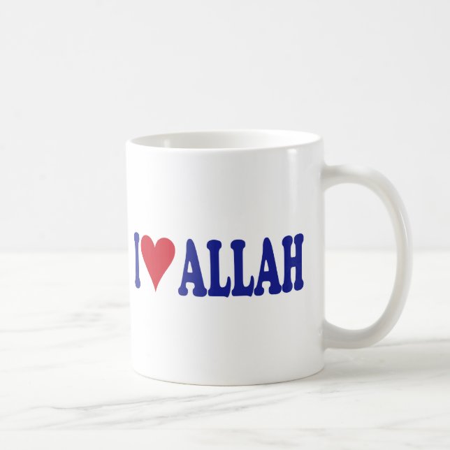 I Liebe Allah Tasse (Rechts)