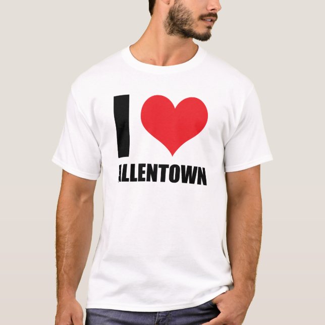 I Liebe Allentown T-Shirt (Vorderseite)