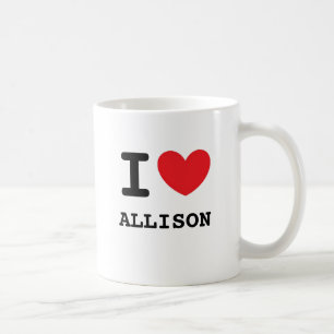 I Liebe Allison Kaffeetasse