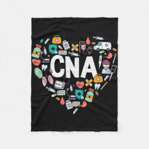 I Liebe als CNA Fleecedecke