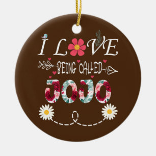 i Liebe als Jojo i Liebe, Jojo genannt Keramik Ornament