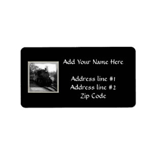 I Liebe alter Züge - Arcade und Attika Eisenbahn Adressaufkleber