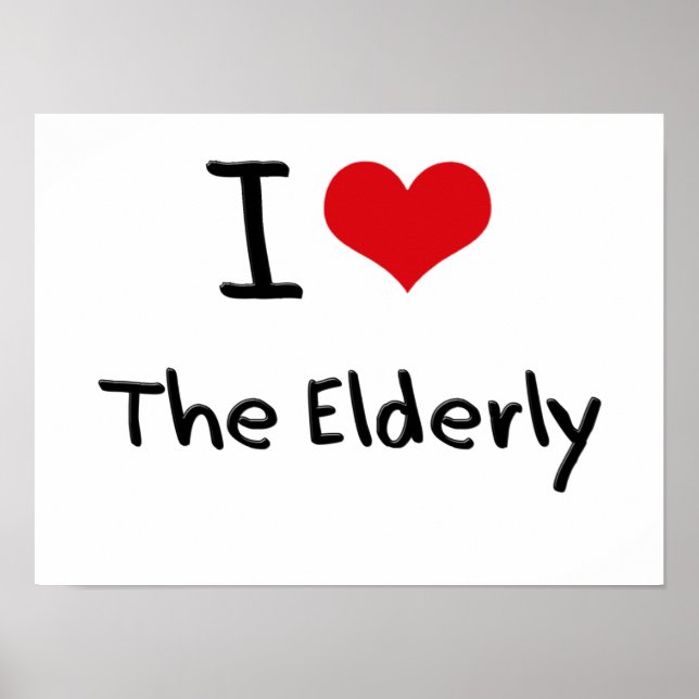 I Liebe Ältere Poster (Vorne)