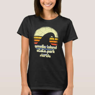 I Liebe Amelia Island Staat Park Florida Ocean Wav T-Shirt
