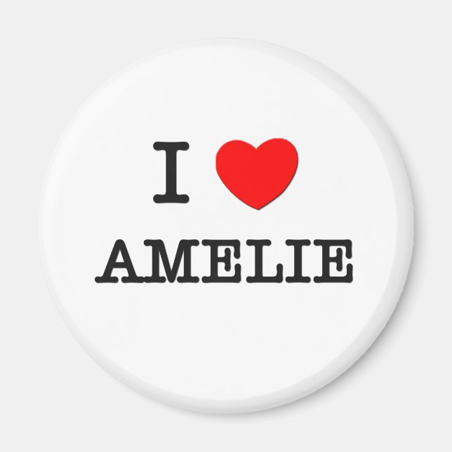 I Liebe Amelie Magnet (Vorne)