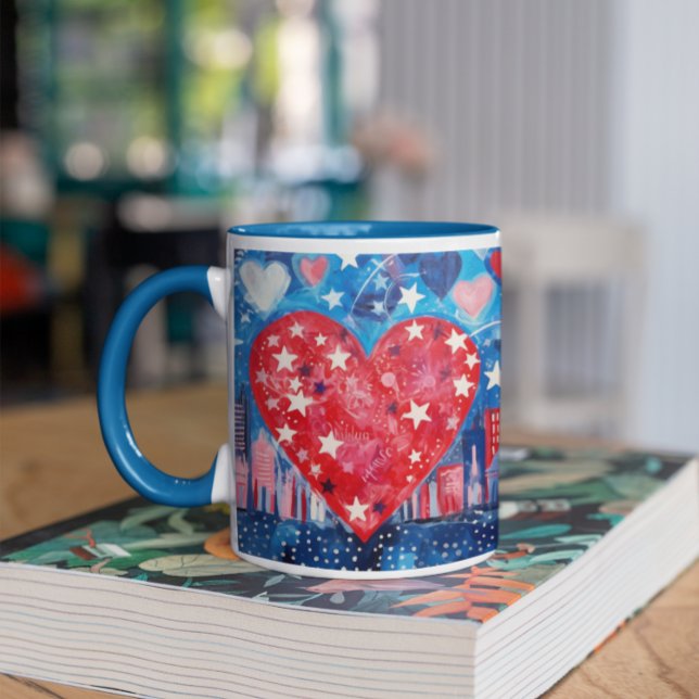 I Liebe Amerika 3 Tasse (I Love America 3 Mug
)