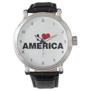 I Liebe Amerika Armbanduhr