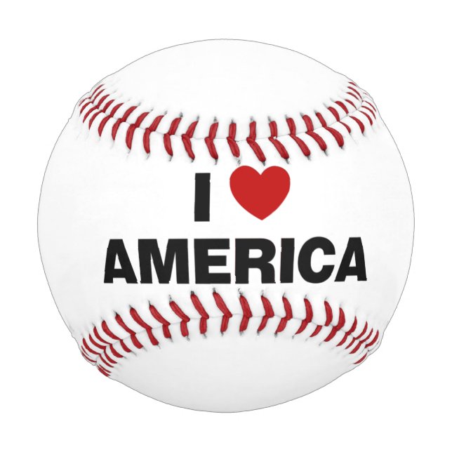 I Liebe Amerika Baseball (Vorderseite)