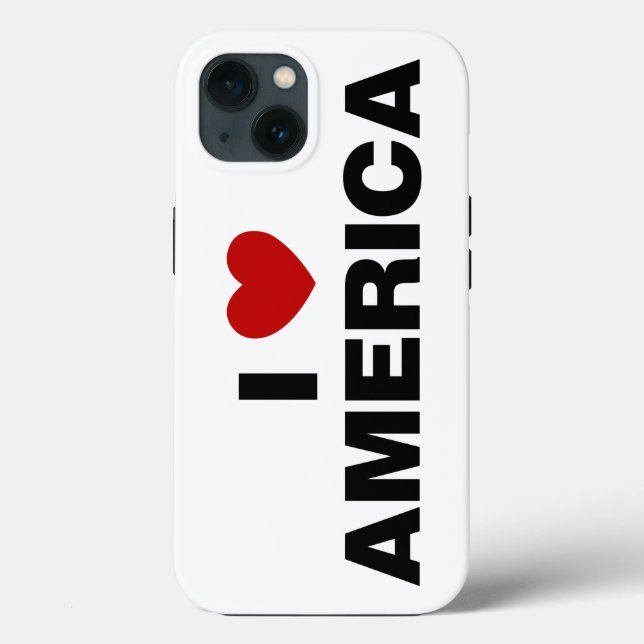 I Liebe Amerika Case-Mate iPhone Hülle (Rückseite)