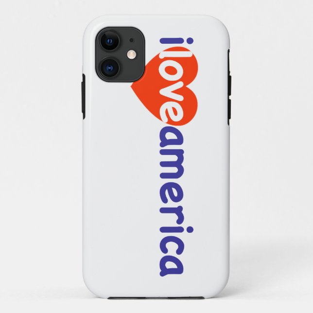 I Liebe Amerika Case-Mate iPhone Hülle (Rückseite)
