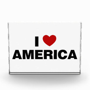 I Liebe Amerika Fotoblock