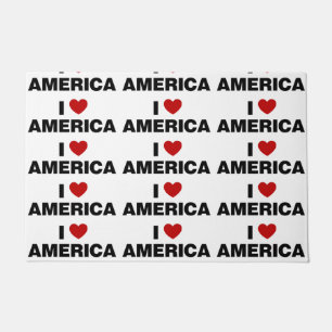 I Liebe Amerika Fußmatte