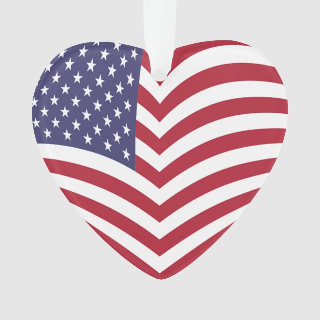 I LIEBE AMERIKA ORNAMENT (Vorderseite)