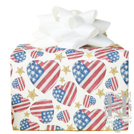 I Liebe: Amerika-Papier Geschenkpapier