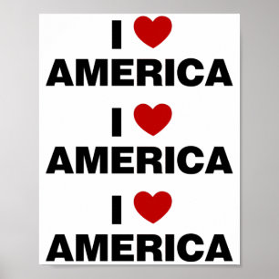 I Liebe Amerika Poster