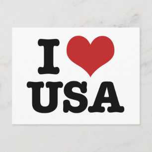 I Liebe Amerika Postkarte