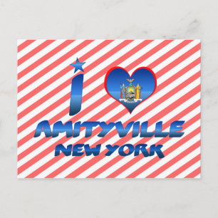 I Liebe Amityville, New York Postkarte