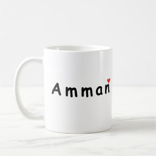 I Liebe Amman Kaffeetasse