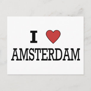 I Liebe Amsterdam Postkarte