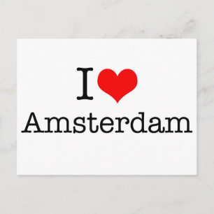 I Liebe Amsterdam Postkarte
