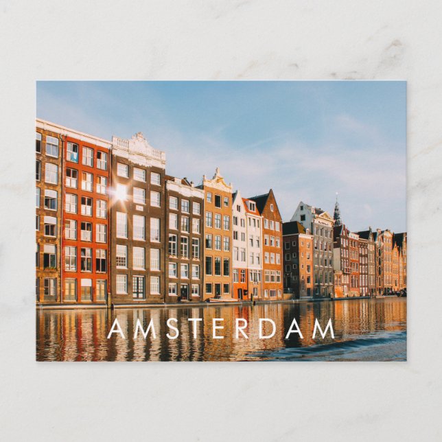 I Liebe Amsterdam Reisen Niederlande Postkarte (Vorderseite)
