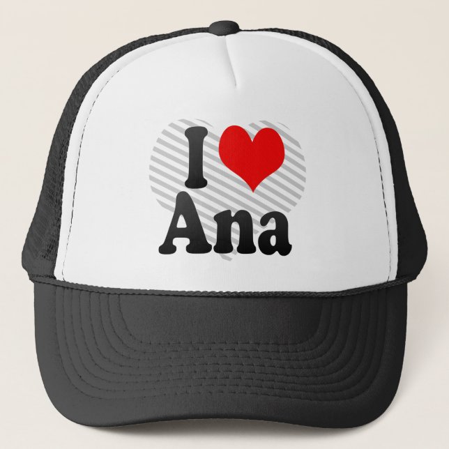 I Liebe Ana Truckerkappe (Vorderseite)