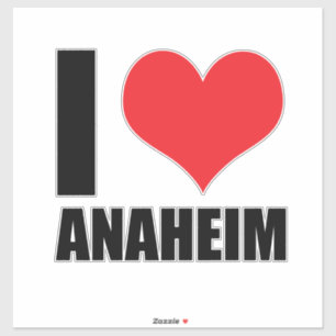I Liebe Anaheim Aufkleber
