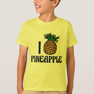 I Liebe Ananas Sommerkids T-Shirt
