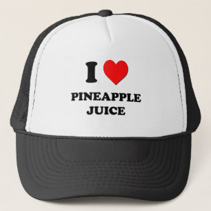 I Liebe-Ananassaft (Nahrung) Truckerkappe