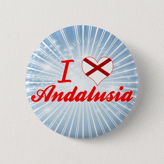 I Liebe Andalusien, Alabama Button (Vorderseite)