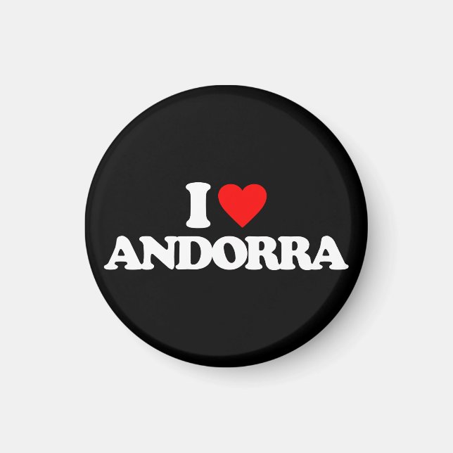 I LIEBE ANDORRA MAGNET (Vorne)