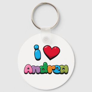 I Liebe Andrea Schlüsselanhänger