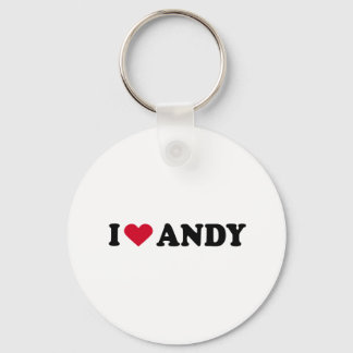 I LIEBE ANDY SCHLÜSSELANHÄNGER