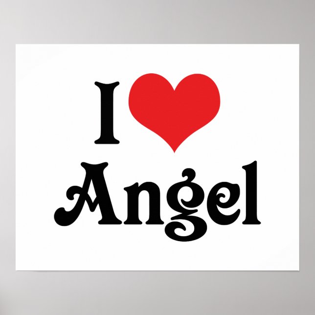 I Liebe Angel Poster (Vorne)