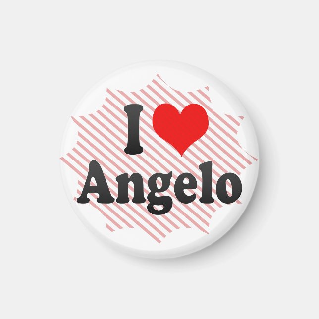 I Liebe Angelo Magnet (Vorne)