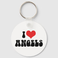 I Liebe Angels Schlüsselanhänger